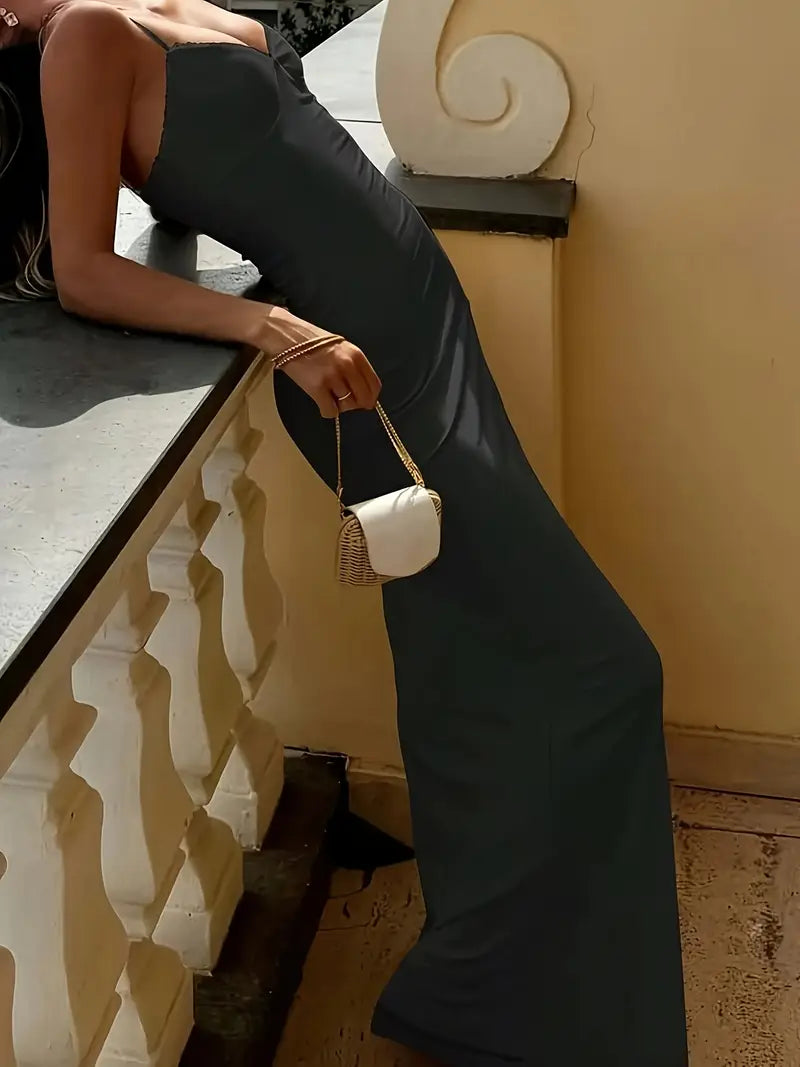 Sunset Sweetheart Neck Bodycon Dress