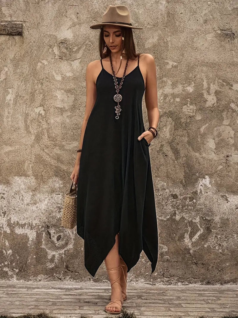 Elegant Olive Green Women's Maxi Dress